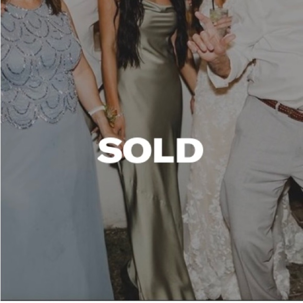 SOLD on Depop. Show Me Your Mumu Tuscany Sage Green Bridesmaid Dress Size XS